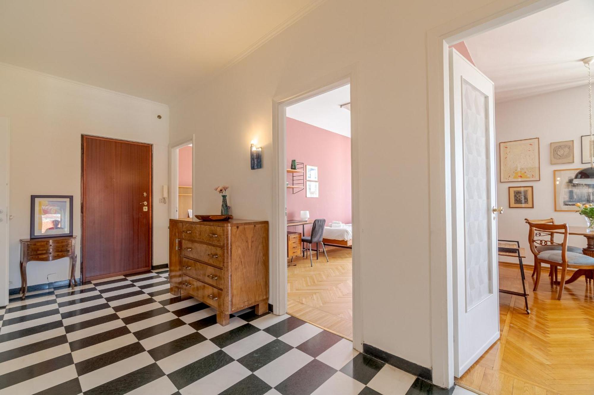 Palazzo Di Giustizia Bright Apartment Turin Bagian luar foto