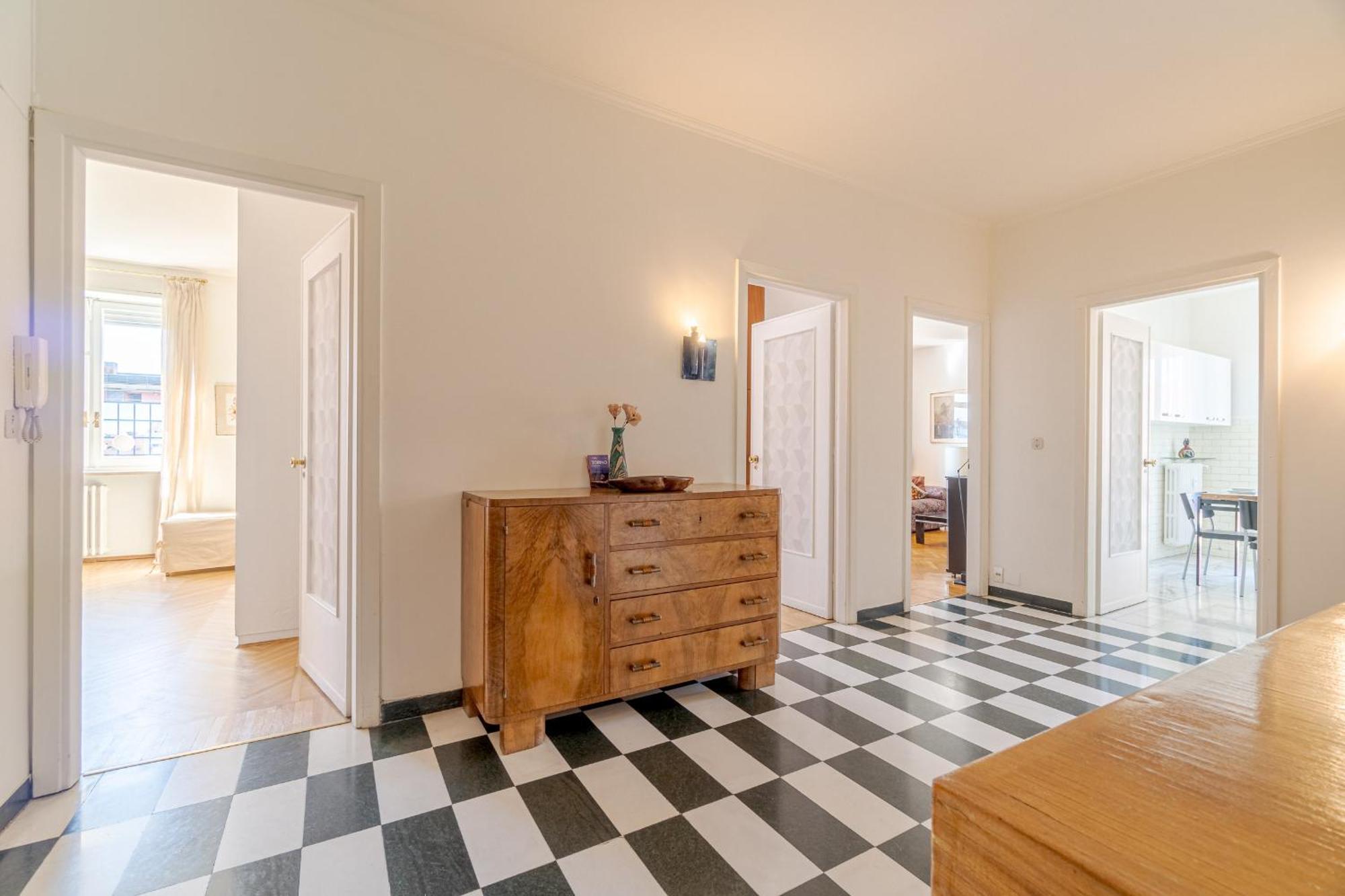 Palazzo Di Giustizia Bright Apartment Turin Bagian luar foto